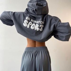 MR WINSTON GREY HOODIE